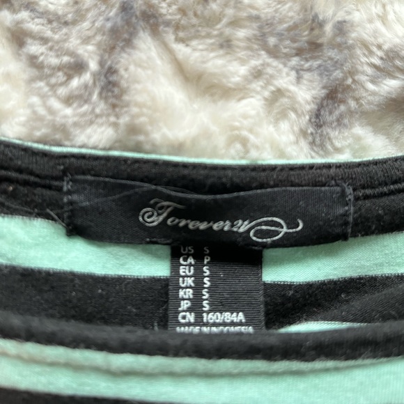 Forever21 Striped Cotton Bodycon Dress - Picture 3 of 4